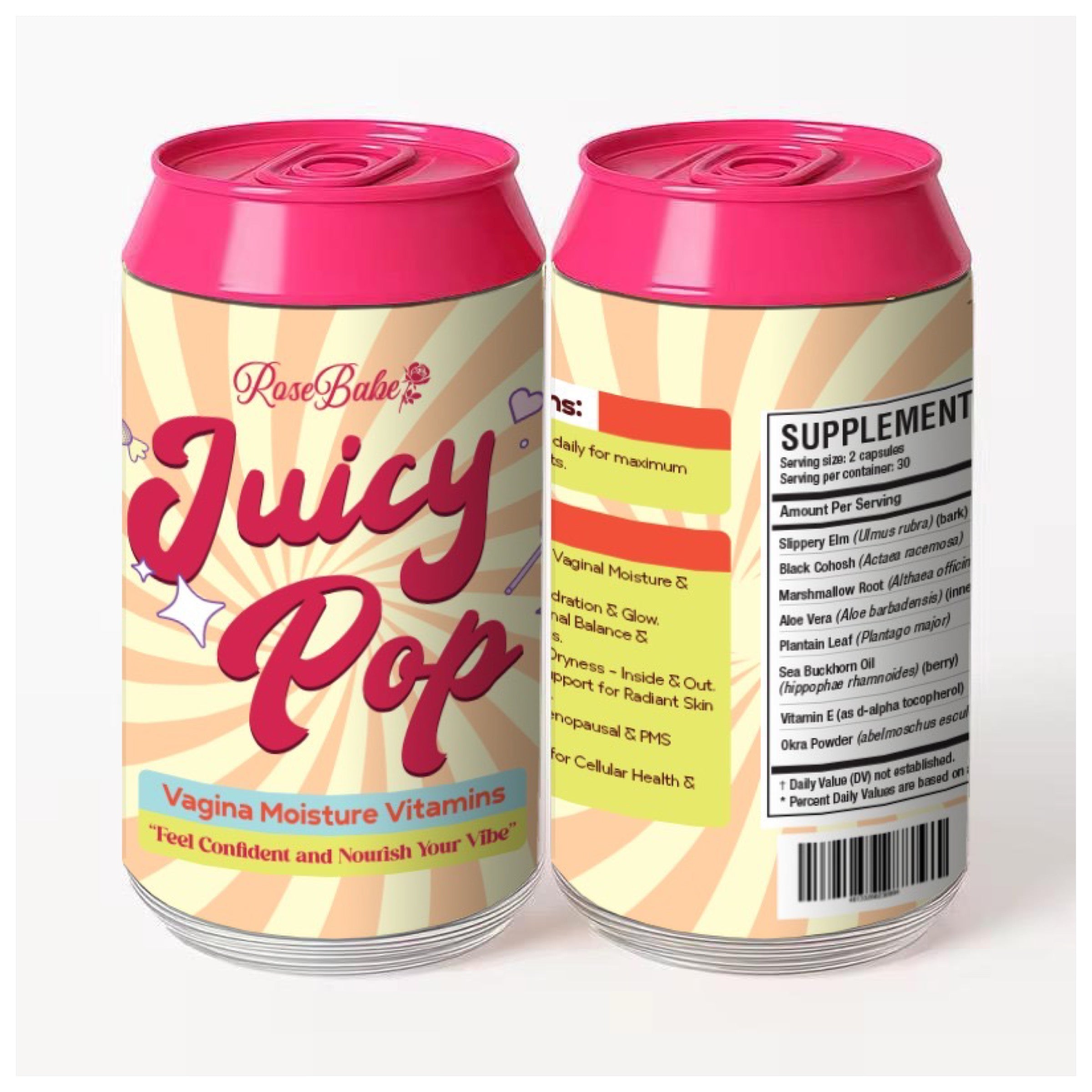 JUICY POP - VAGINA MOISTURE VITAMINS