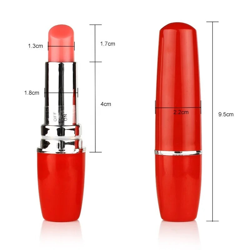 "RED LIPS" TRAVEL LIPSTICK VIBRATOR