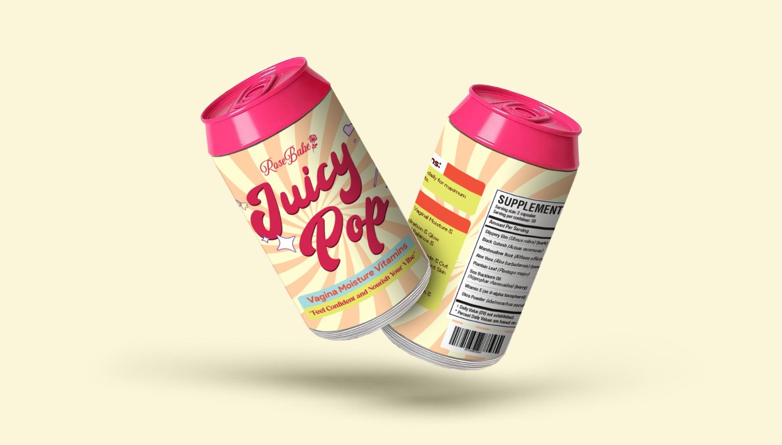 JUICY POP - VAGINA MOISTURE VITAMINS