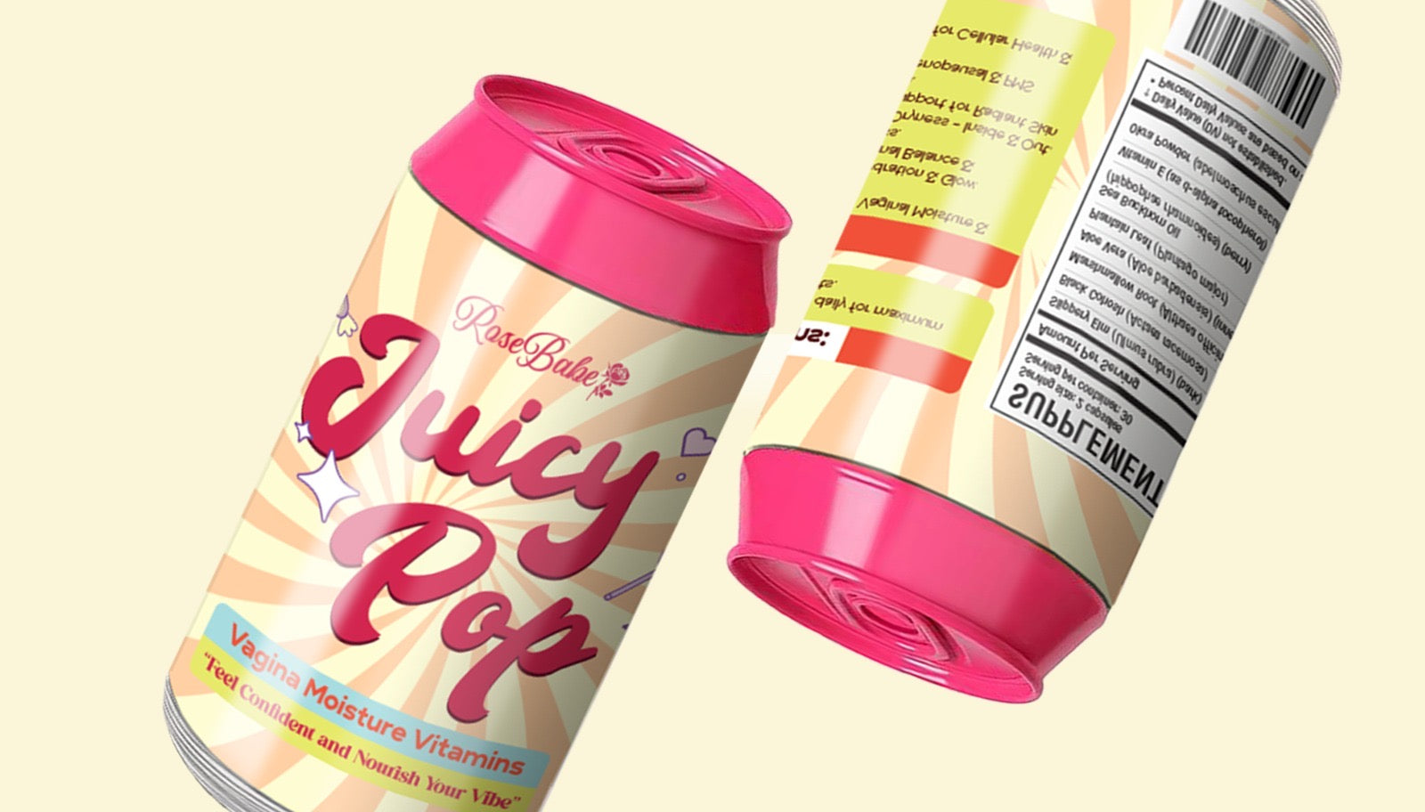 JUICY POP - VAGINA MOISTURE VITAMINS